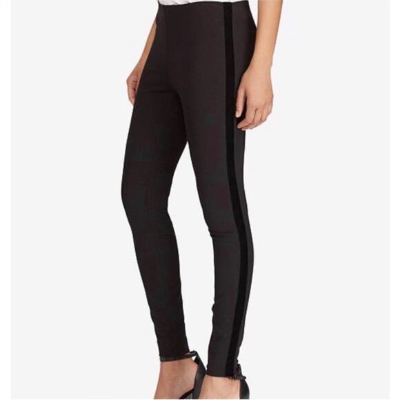 Polo Ralph Lauren Pants - Polo Ralph Lauren Ponte Skinny Tuxedo Pant Legging Black Classic Minimalist 12